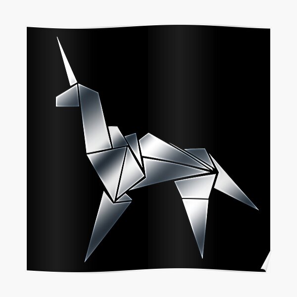  Origami Unicorn Sci-Fi Movie Aesthetic Blade Cyberpunk