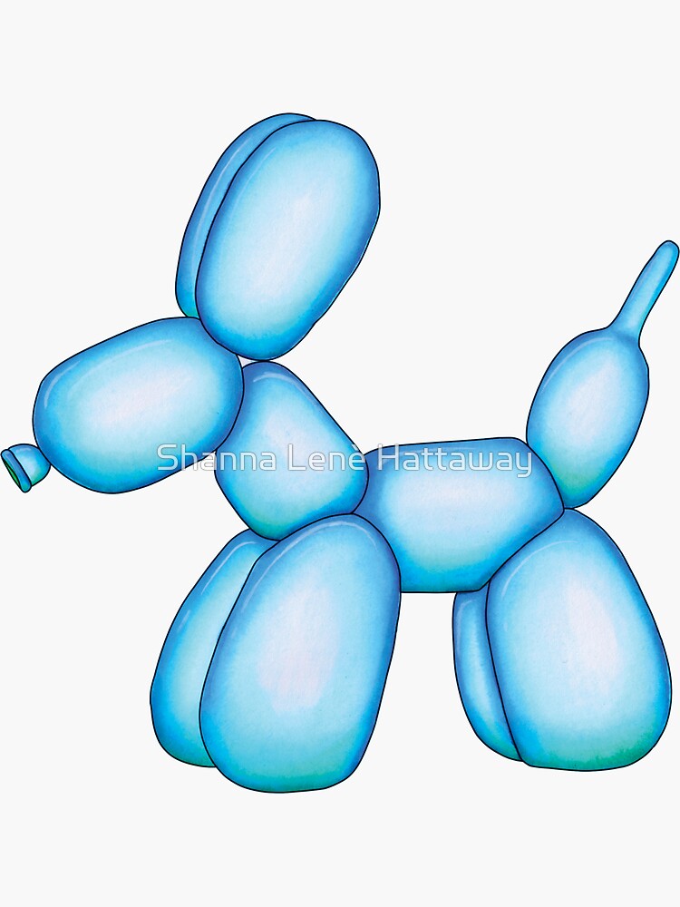 Light Blue Balloon Dog by shannalene