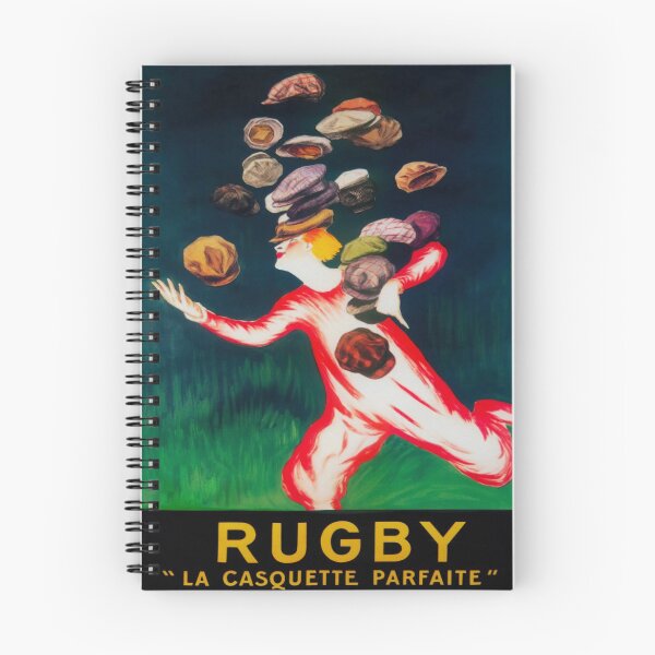 Item preview, Rugby Hats Vintage Fashion Poster designed and sold by vintagevivian.