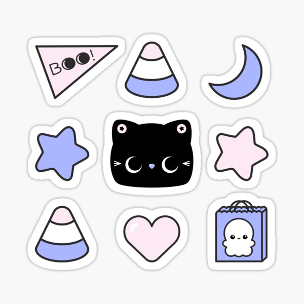Pastel Halloween Collection II Sticker