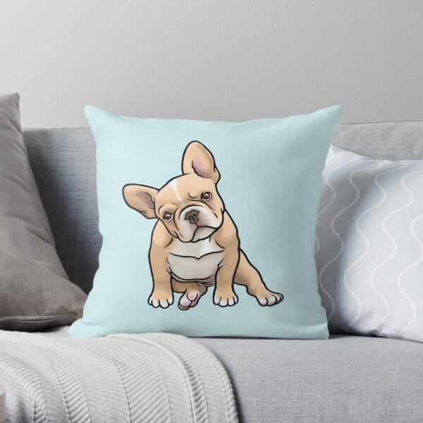 Frenchie Throw Pillow