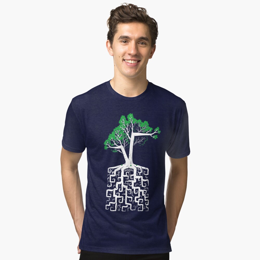 Item preview, Tri-blend T-Shirt designed and sold by c0y0te7.