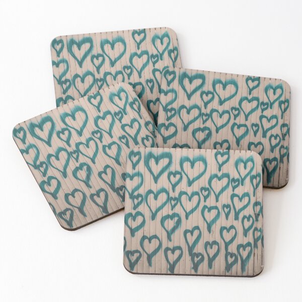Item preview, Blue Hearts on a Field of White designed and sold by gibsonjason01.