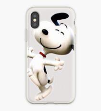 Vinilo o funda para iPhone Snoopy, maní, perro feliz,