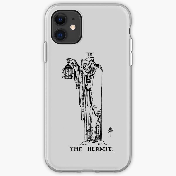 The Hermit Tarot Card iPhone Soft Case