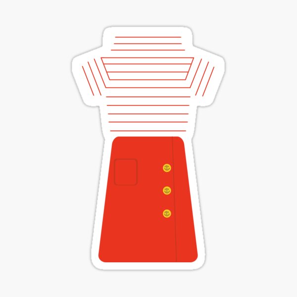 1960s Nautical Mod Dress Sticker