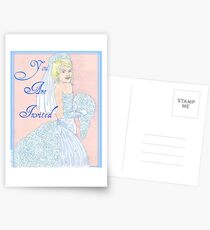 Wedding Cake Invitation Postcards