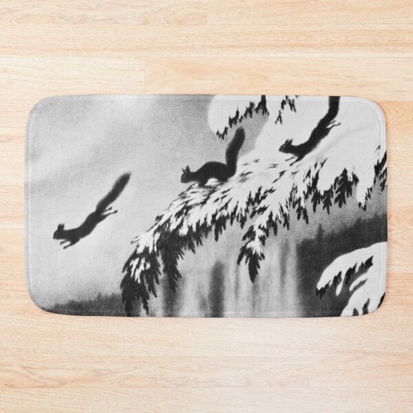 Item preview, Cute squirrels jumping designed and sold by Vintage Designs +.