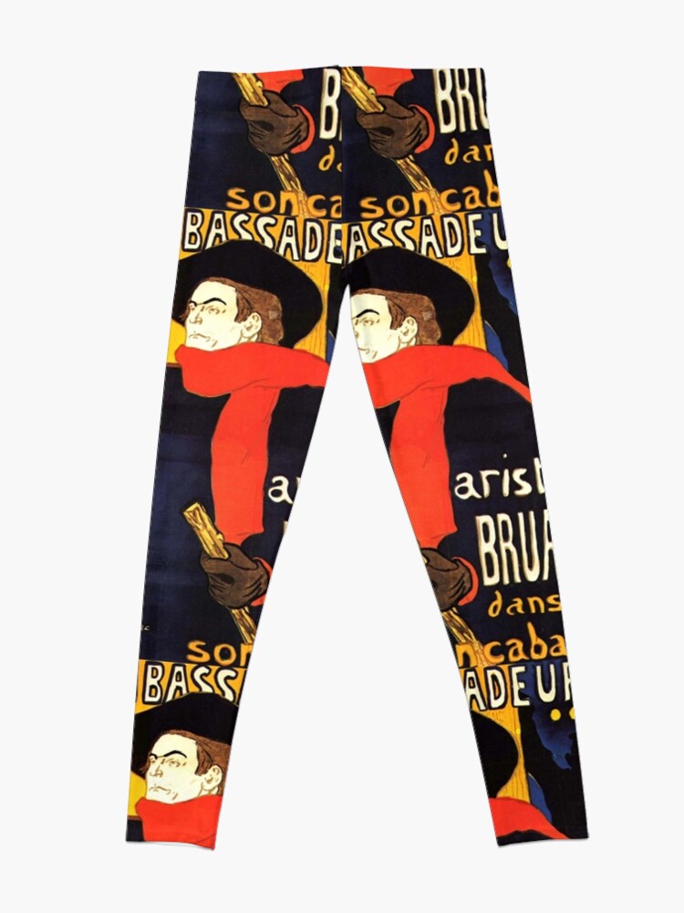 Alternate view of TOULOUSE LAUTREC. Ambassadeurs Aristide Bruant in his cabaret, POSTER. Leggings