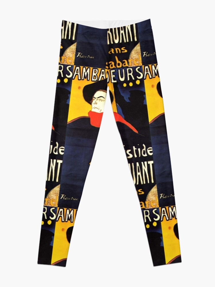 Alternate view of TOULOUSE LAUTREC. Ambassadeurs Aristide Bruant in his cabaret, POSTER. Leggings