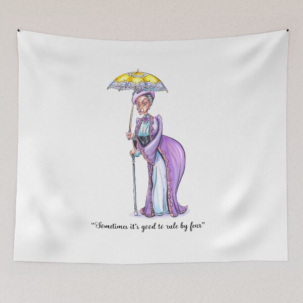 Item preview, Rule by Fear Quote - Dowager designed and sold by Billi French Illustrations.