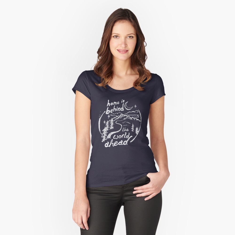 Vista previa del artículo con la obra «Camiseta entallada de cuello ancho», diseñado y vendido por Hansivere.