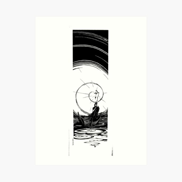 Charon and the River Styx Art Print