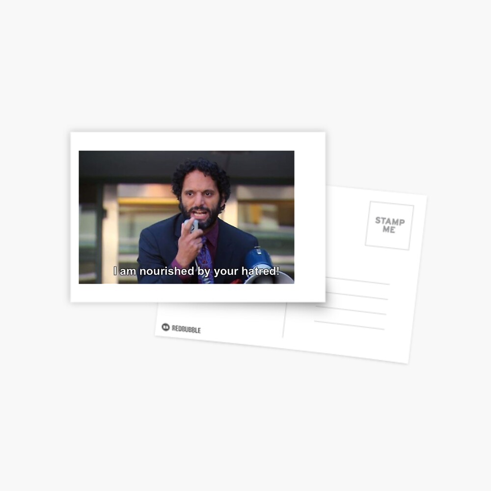 "Parks and Rec Dennis Feinstein, "I am Nourished by Your Hatred