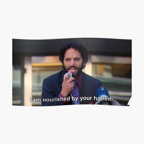 "Parks and Rec Dennis Feinstein, "I am Nourished by Your Hatred