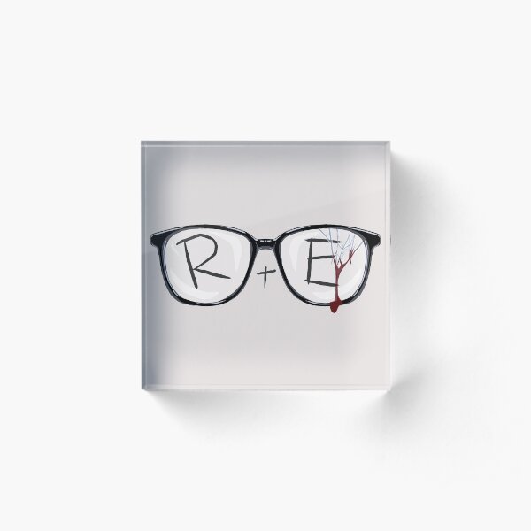 Heart Eyes Tozier Acrylic Block
