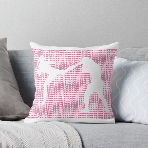 Item preview, Female Fighter Kickboxer Jumping Back Kick Pink  designed and sold by yin888.