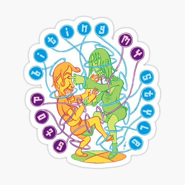 Stop Biting My Style Sticker