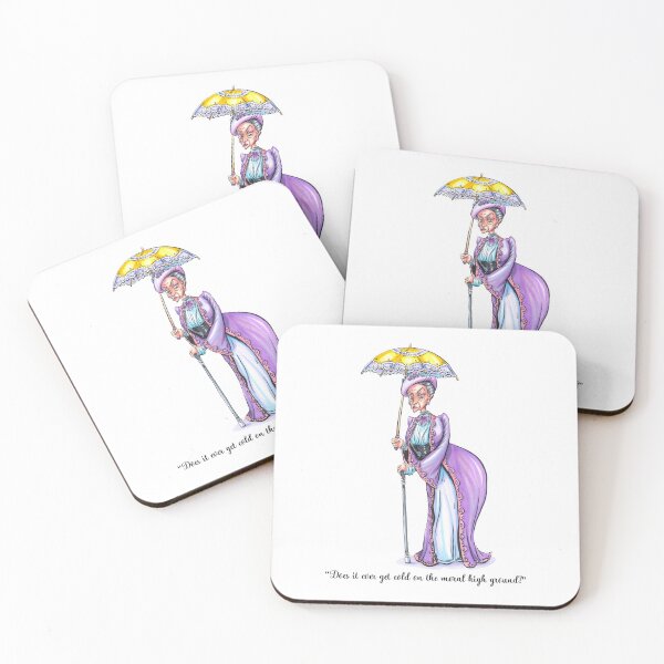 Item preview, Cold on the Moral High Ground Quote - Dowager designed and sold by Billi French Illustrations.