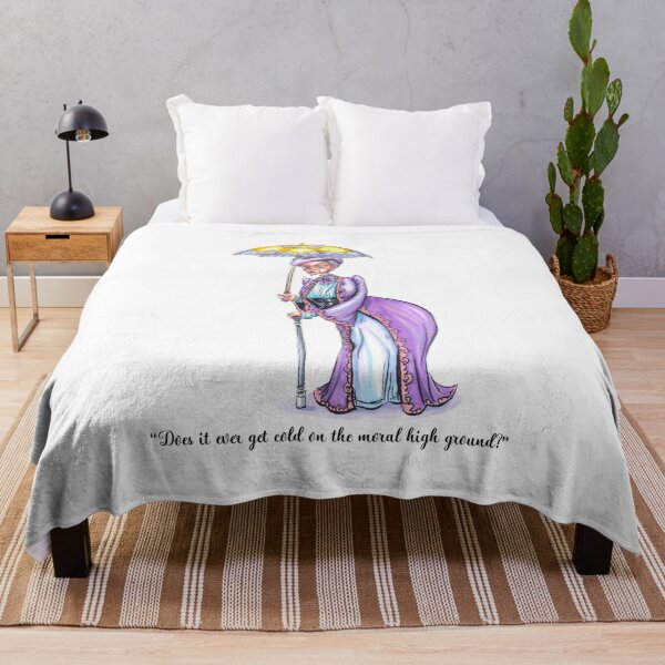 Item preview, Cold on the Moral High Ground Quote - Dowager designed and sold by Billi French Illustrations.
