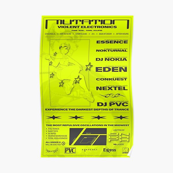 TRANCE_04 "NOCTURNAL" Poster