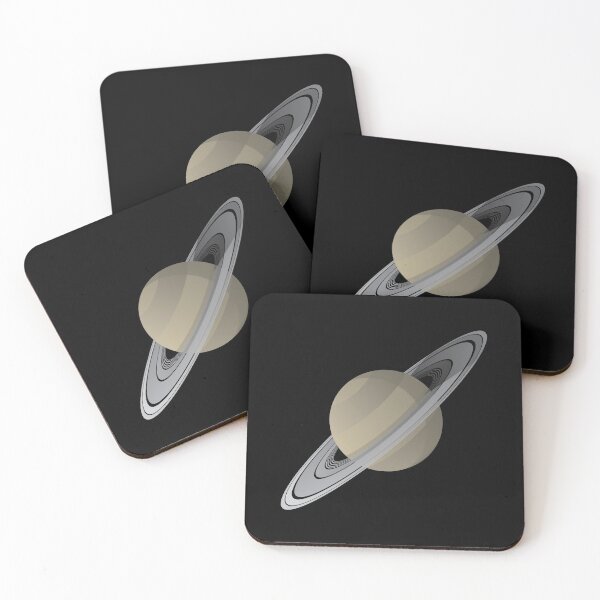 Item preview, Saturn Floating In Space Vector Illustration designed and sold by hobrath.