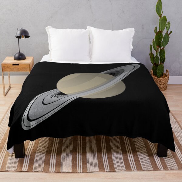 Item preview, Saturn Floating In Space Vector Illustration designed and sold by hobrath.