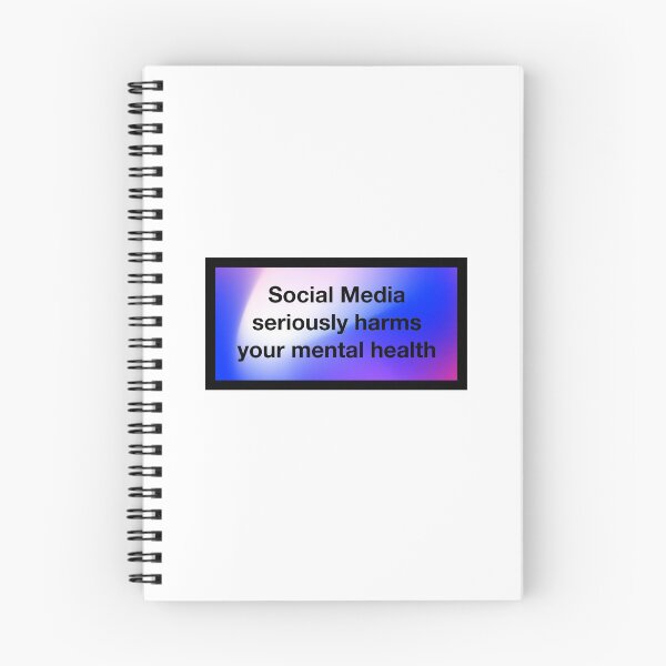 Item preview, Social media seriously harms your mental health designed and sold by ZANGRAM.