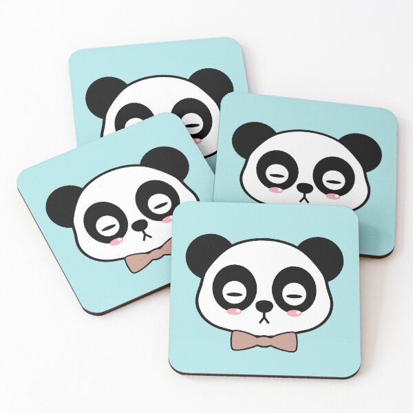 Item preview, Blushing panda with a bowtie  designed and sold by Otterandpanda.
