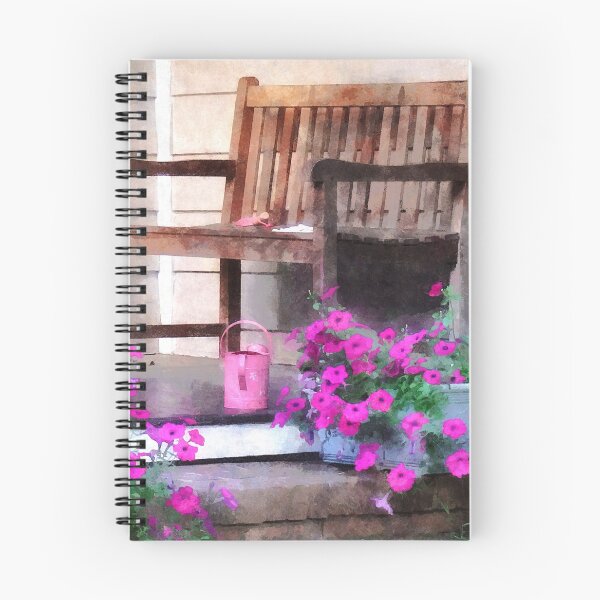 Item preview, Pink Petunias and Watering Cans designed and sold by Susan Savad.