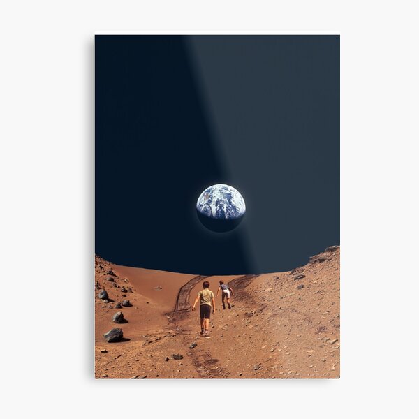 Earth Rise 3000AD Metal Print