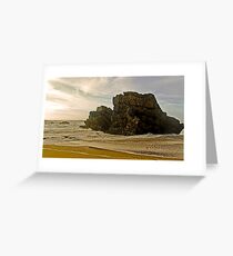Adraga beach - 2 Greeting Card