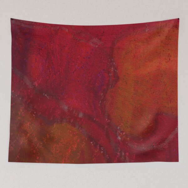 Item preview, Tormenta roja abstracta designed and sold by MelanieNad.