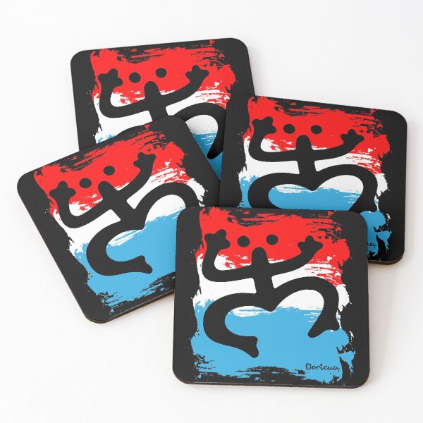 Item preview, Puerto Rico Coqui Taino Boricua Flag Colors designed and sold by inkedtee.