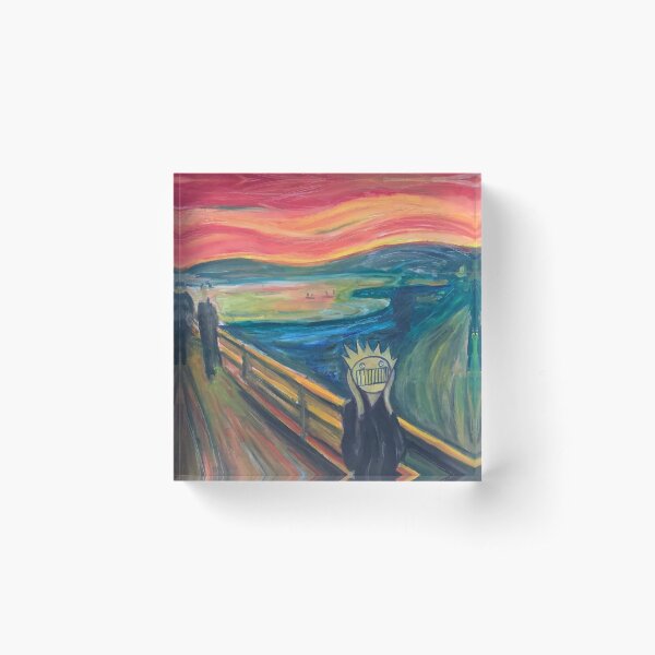 The Scream, or The WEEN? Acrylic Block