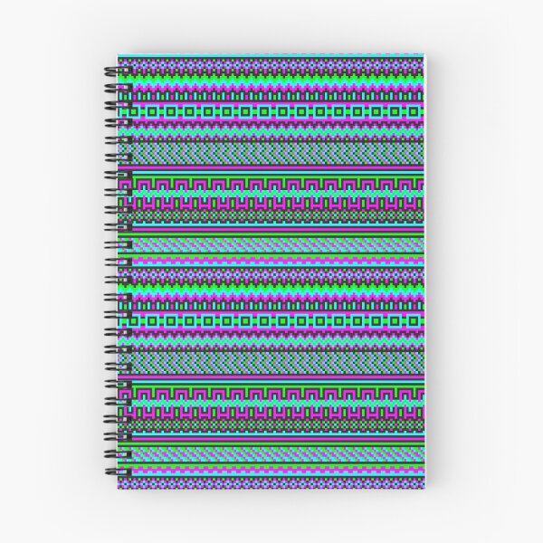 Item preview, hyper neon pixel pattern designed and sold by cavia.