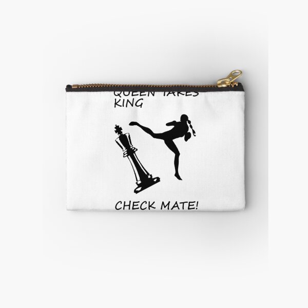 Item preview, Queen Takes King Check Mate Female Kickboxer  designed and sold by yin888.