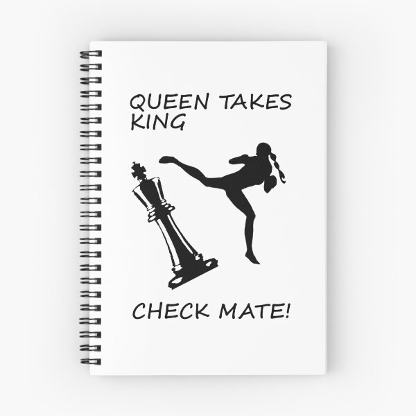 Item preview, Queen Takes King Check Mate Female Kickboxer  designed and sold by yin888.
