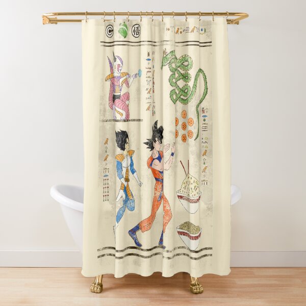 Hero-Glyphics: Final Form Shower Curtain