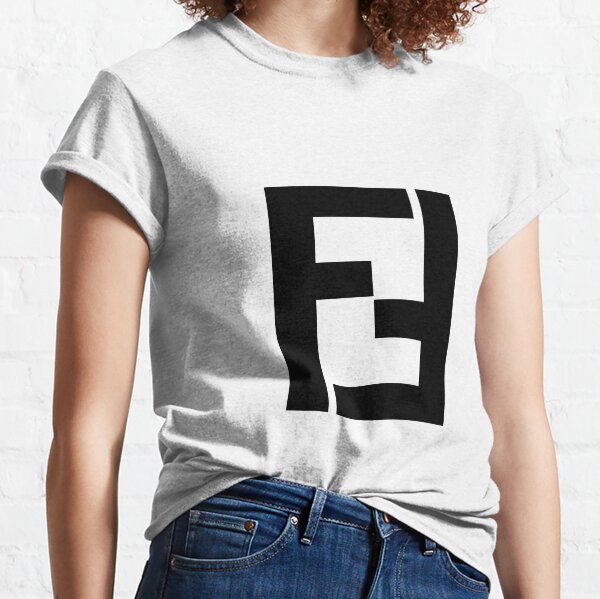 fendi blanco y negro Camiseta clásica