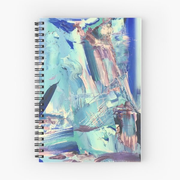 Item preview, "In Blue" - Maximalist Abstract Blue & Purple Painting designed and sold by Caroline Conlon.
