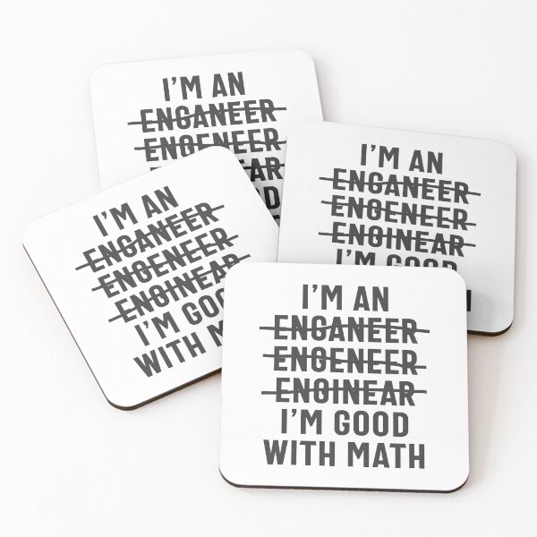 Item preview, Engineer. I'm Good With Math designed and sold by cidolopez.