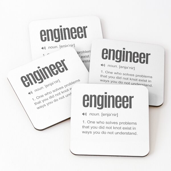 Item preview, Funny Engineer Definition designed and sold by cidolopez.