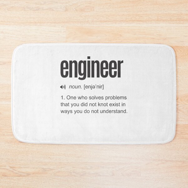 Item preview, Funny Engineer Definition designed and sold by cidolopez.