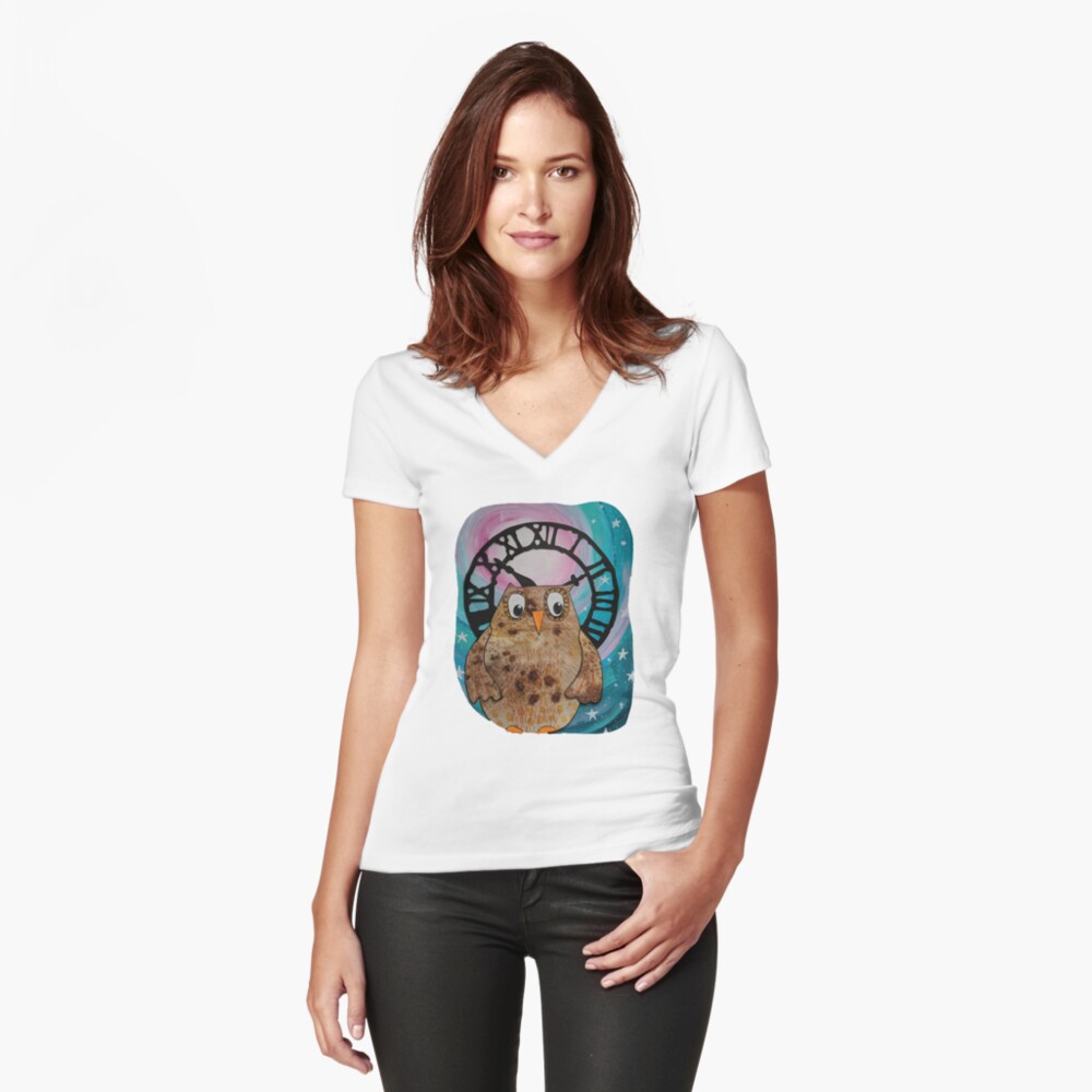Item preview, Fitted V-Neck T-Shirt designed and sold by tammymurdock.