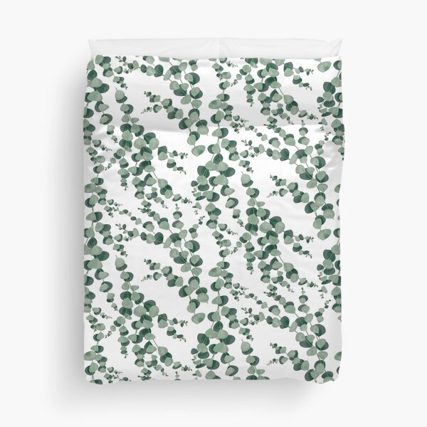 Item preview, Eucalyptus leaves in white designed and sold by blursbyai.