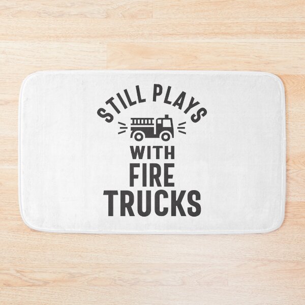 Item preview, Still Plays With Firetrucks designed and sold by cidolopez.