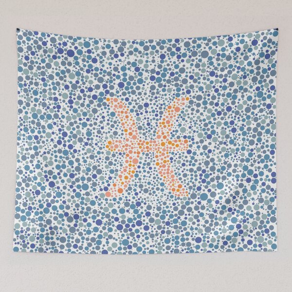 Item preview, Pisces Eye Test Zodiac Symbol designed and sold by Cornea-Designs.