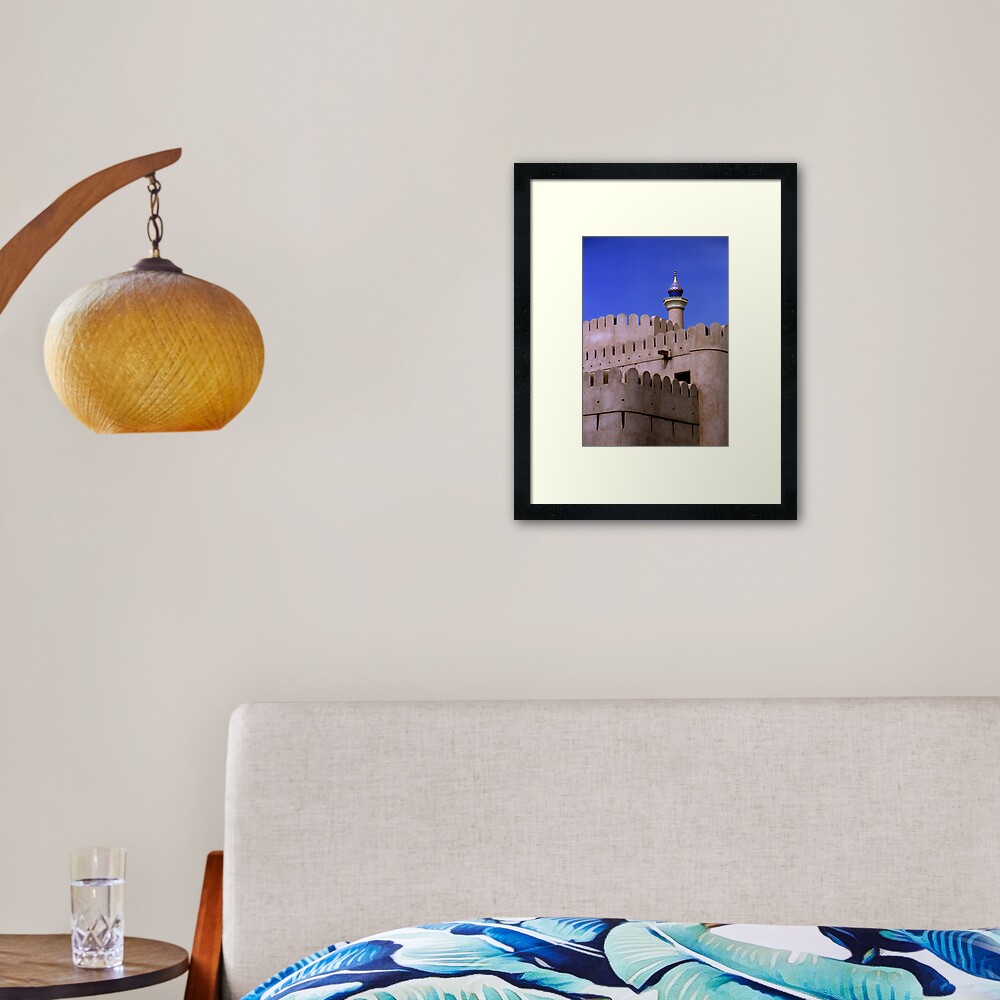 Ramparts of Nizwa Framed Art Print
