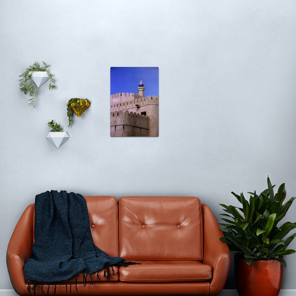 Ramparts of Nizwa Metal Print